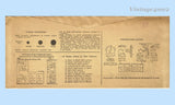 1920s Original Vintage Excella Pattern 2968 Cute Toddler Girls Flapper Dress Size 6