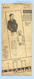 Excella 4277: 1930s Cute Little Girls Blazer or Jacket Sz 12 Vintage Sewing Pattern