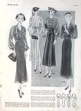 Digital Download 1930s Excella Winter 1935 1936 Quarterly Pattern Catalog 36 pgs