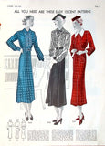 Digital Download 1930s Excella Winter 1935 1936 Quarterly Pattern Catalog 36 pgs
