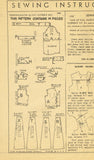 Hollywood Starlet 1142: 1940s Maureen O'Hara WWII Dress 34B VTG Sewing Pattern