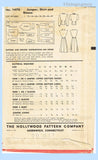 Hollywood 1407: 1940s Misses Jumper & Blouse 30 B Vintage Sewing Pattern