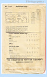 Hollywood Starlet 1127: 1940s Misses WWII Dress Sz 32 B Vintage Sewing Pattern