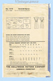 1940s Vintage Hollywood Sewing Pattern 1210 Misses WWII Pinafore Dress Sz 38 B