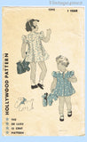 Original 1938 Hollywood Pattern No. 1292 - Child's Frock and Scotty Dog Toy