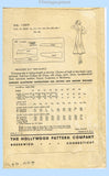 Hollywood 1325: 1930s Easy Plus Size Womens Slip Sz 42 B Vintage Sewing Pattern