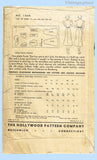 Hollywood Starlet 1326: 1930s Joan Blondell Dress Sz 34 B Vintage Sewing Pattern