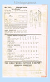 Hollywood Starlet 1693: 1930s Uncut Misses Slip & Panties 42B Vintage Sewing Pattern