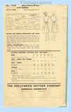 Hollywood Starlet 1944: 1930s Rare Misses Dress & Turban 42B Vintage Sewing Pattern