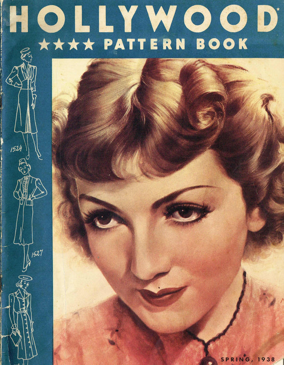 1930s Hollywood Spring 1938 Quarterly Pattern Book Magazine 48 pg Digital Download