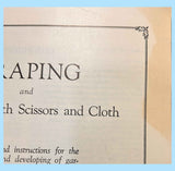 1920s Mary Brooks Picken Woman's Institute Sewing Book 416 Draping and Designing