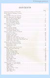 Table of Contents of 1925 Woman's Institute of Domestic Arts and Sciences Sewing Course Book No. 416: Draping and Designing with Scissors and Cloth.