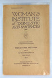 1920s Mary Brooks Picken Woman's Institute Sewing Book 32B Tissue Paper Patterns