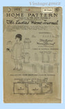 Ladies Home Journal 1815: 1910s Uncut Toddler Girls Dress Vintage Sewing Pattern