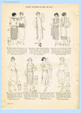 Ladies Home Journal 3071: 1920s Uncut Misses Dress Sz 34 B Vintage Sewing Pattern