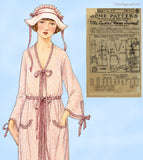 Ladies Home Journal 3216: 1920s Uncut Negligee & Hat 35 B Vintage Sewing Pattern