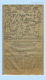 Ladies Home Journal 1805: 1920s Uncut Misses Straight Coat 35 B Vintage Sewing Pattern