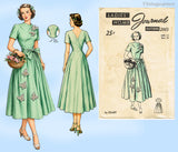 Ladies Home Journal 2483: 1940s Uncut Wrap Dress Sz 30 B Vintage Sewing Pattern