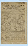 Ladies Home Journal 2814: 1920s Uncut 18in Doll Clothes Set Vintage Sewing Pattern