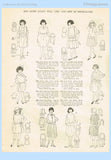 Ladies Home Journal 2897: 1920s Uncut Toddler Girls Dress Sz6 VTG Sewing Pattern