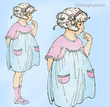 Ladies Home Journal 2956: 1920s Uncut Little Girls Dress Sz8 Vintage Sewing Pattern