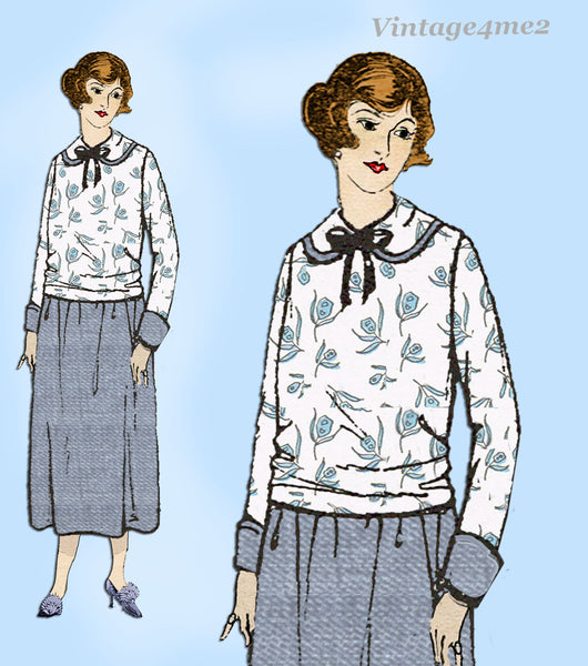 Ladies Home Journal 2963: 1920s Uncut Misses Dress VTG Sewing