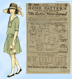 Ladies Home Journal 3006: 1920s Uncut Girls Dress Size 14 Vintage Sewing Pattern