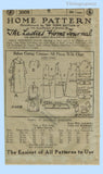 Ladies Home Journal 3008: 1920s Uncut Toddler Girls Dress Sz6 Vintage Sewing Pattern