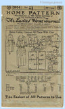 Ladies Home Journal 3014: 1920s Uncut Plus Size Dress 46B Vintage Sewing Pattern