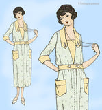 Ladies Home Journal 3014: 1920s Uncut Plus Size Dress 46B Vintage Sewing Pattern