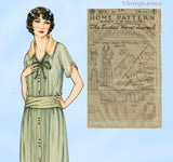 Ladies Home Journal 3015: 1920s Uncut Misses Dress 34B Vintage Sewing Pattern