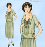 Ladies Home Journal 3015: 1920s Uncut Misses Dress 34B Vintage Sewing Pattern