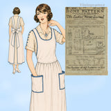 Ladies Home Journal 3016: 1920s Uncut Mother Apron Sz 36 B Vintage Sewing Pattern