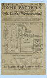Ladies Home Journal 3016: 1920s Uncut Mother Apron Sz 36 B Vintage Sewing Pattern