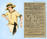 Ladies Home Journal 3029: 1920s Uncut Misses Blouse 36 B Vintage Sewing Pattern