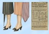 Ladies Home Journal 3037: 1920s Uncut Misses Spat Boot Covers Vintage Sewing Pattern