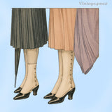 Ladies Home Journal 3037: 1920s Uncut Misses Spat Boot Covers Vintage Sewing Pattern