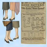 Ladies Home Journal 3037: 1920s Uncut Misses Spat Boot Covers Vintage Sewing Pattern