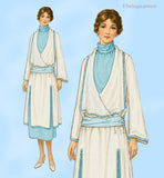 Original circa 1924 Ladies' Home Journal Pattern No. 3047 - Ladies' Dress with Chemisette and Tunic