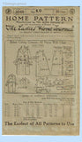 Ladies Home Journal 3049: 1920s Uncut Girls Winter Coat Sz10 Vintage Sewing Pattern