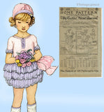 Ladies Home Journal 3055: 1920s Uncut Girls Party Dress Sz 4 Vintage Sewing Pattern