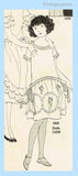 Ladies Home Journal 3068: 1920s Uncut Girls Dress Size 10 Vintage Sewing Pattern