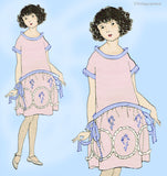 Ladies Home Journal 3068: 1920s Uncut Girls Dress Size 10 Vintage Sewing Pattern