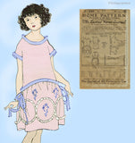 Ladies Home Journal 3068: 1920s Uncut Girls Dress Size 10 Vintage Sewing Pattern