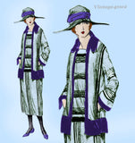 Ladies Home Journal 3101: 1920s Stunning Uncut Misses Coat 40B Sewing Pattern