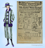 Ladies Home Journal 3101: 1920s Stunning Uncut Misses Coat 40B Sewing Pattern