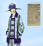 Ladies Home Journal 3101: 1920s Stunning Uncut Misses Coat 40B Sewing Pattern