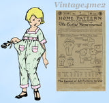Ladies Home Journal 3105: 1920s Uncut Toddlers Romper Sz6 Vintage Sewing Pattern