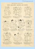 1920s Vintage Ladies Home Journal Sewing Pattern 3108 Uncut Boys Shirt Size 10