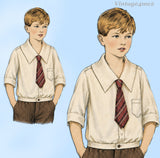 1920s Vintage Ladies Home Journal Sewing Pattern 3108 Uncut Boys Shirt Size 10
